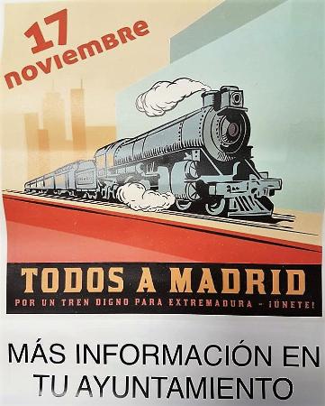 Imagen TODOS A MADRID POR UN TREN DIGNO PARA EXTREMADURA - ¡ÚNETE!