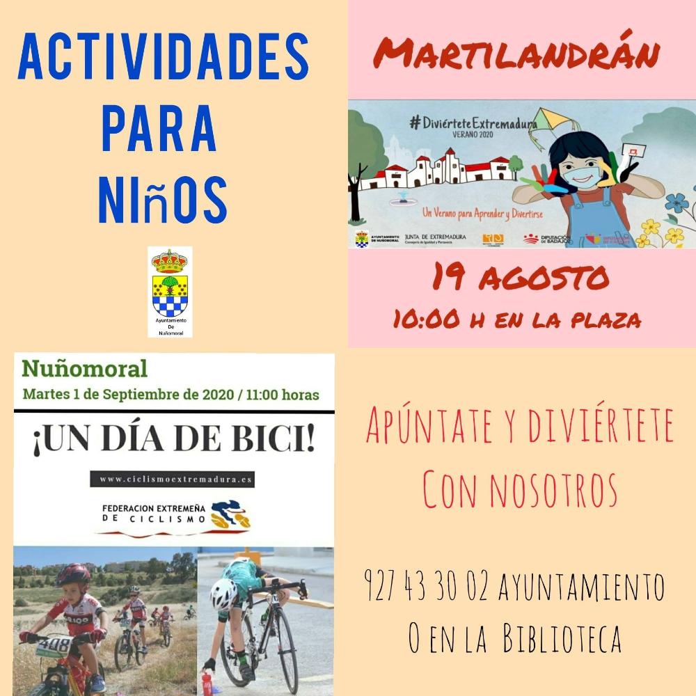 Imagen ESTE VERANO TENEMOS ACTIVIDADES PREPARADAS PARA LOS MÁS PEQUES