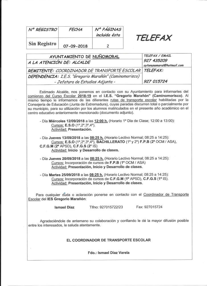 Imagen INFORMACIÓN SERVICIO DE TRANSPORTE ESCOLAR (RUTAS DE TRANSPORTE)